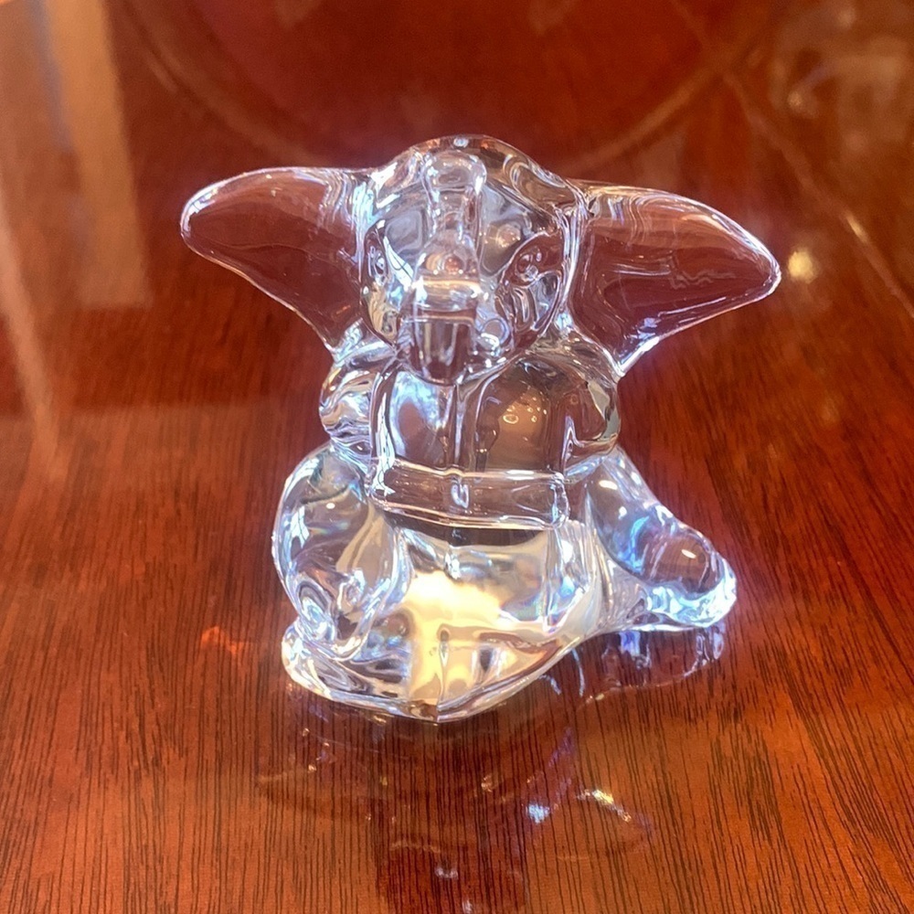 VILLEROY and Boch solid glass elephant.